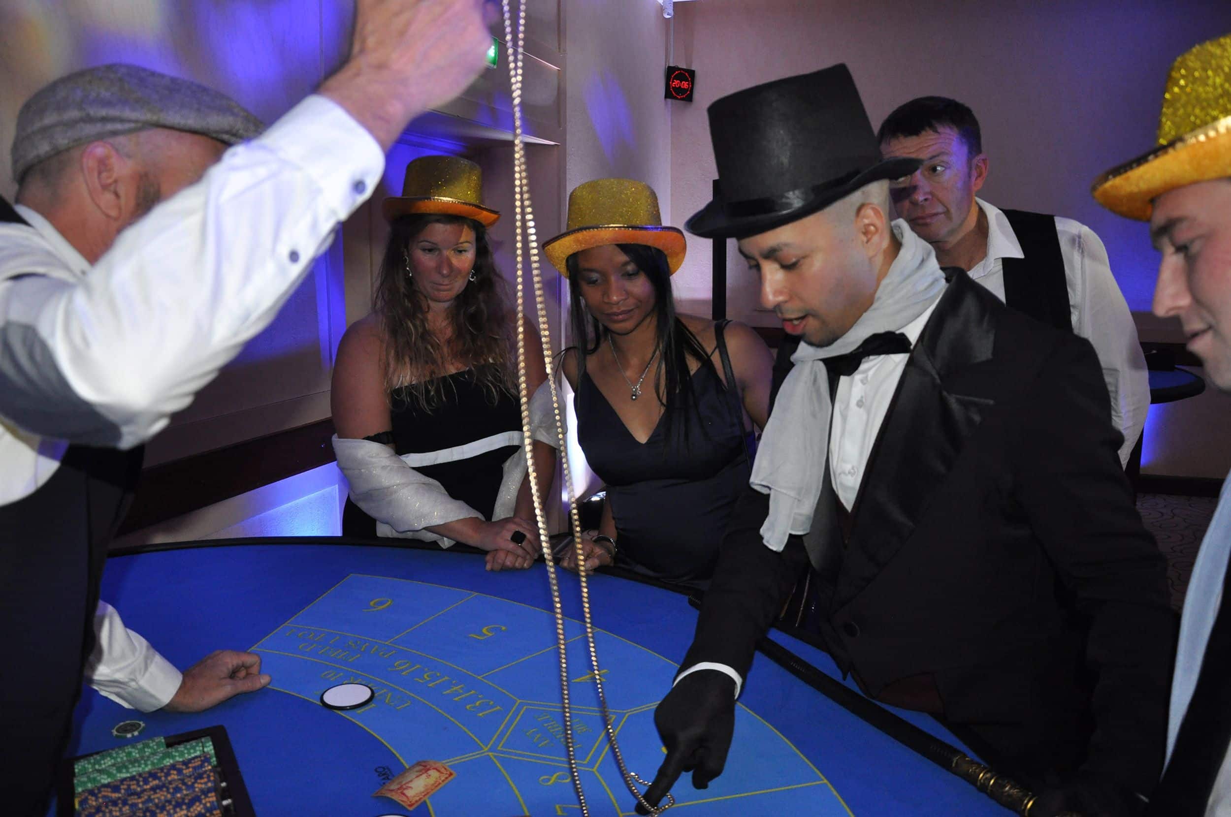 Soirée casino d'entreprise animée par Takamaka au pays du Mont-Blanc